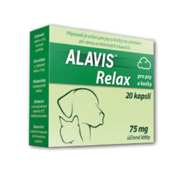 Alavis Relax pro psy a kočky 75 mg 20 kapslí
