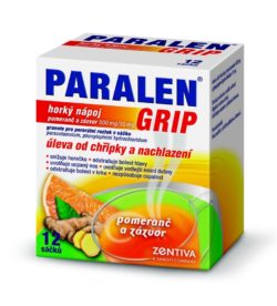 Paralen Grip Horký nápoj pomeranč a zázvor 12 sáčků